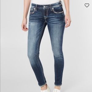 Miss Me Rhinestone Skinny Jeans